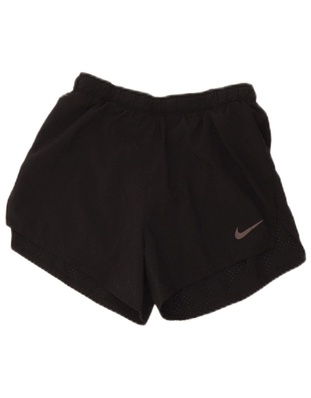 Γυναικείο αθλητικό σορτς Nike Dri Fit UK 8 Μικρό μαύρο πολυεστέρα