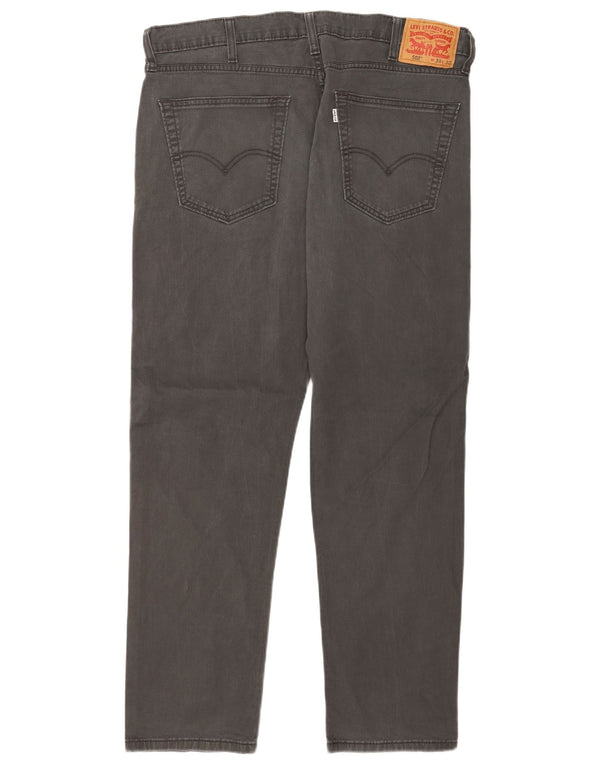 Levi's Mens 502 Tapered Jeans W38 L32 Γκρι βαμβακερό