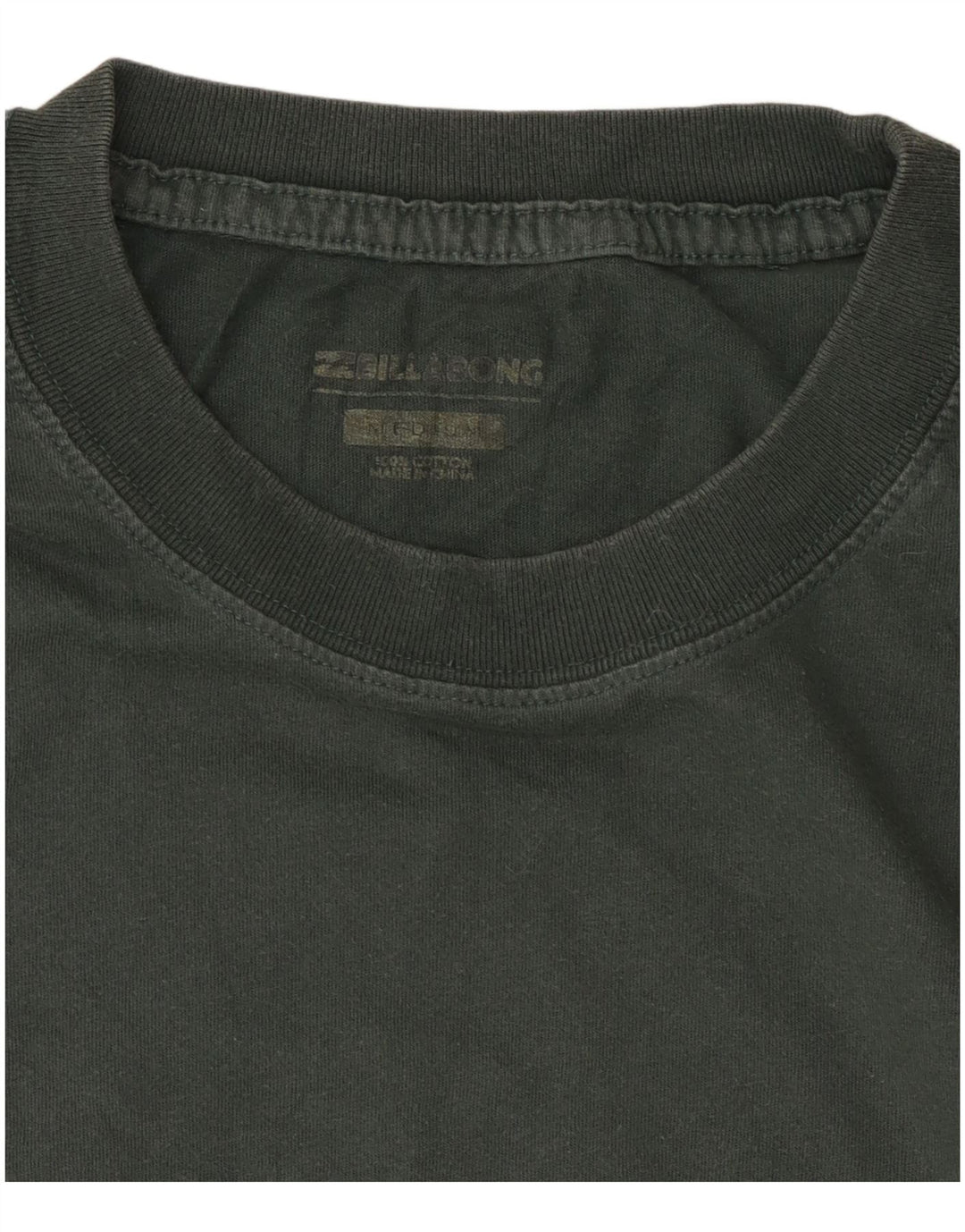 Ανδρικό γραφικό T-Shirt Billabong Top Medium Khaki Cotton