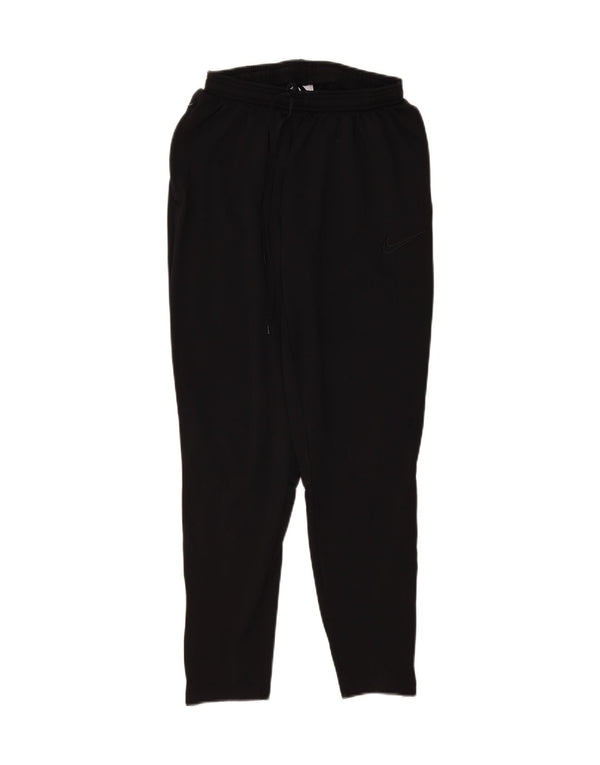 Nike Mens Dri Fit Tracksuit Trousers Large Black Polyester