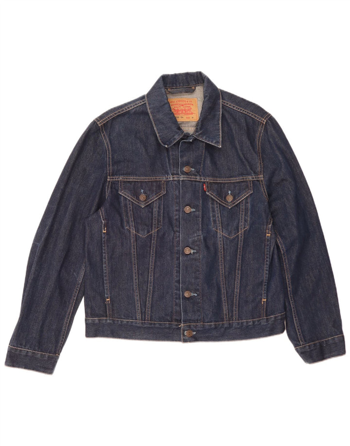 Ανδρικό τζιν μπουφάν Levi's UK 38 Medium Navy Blue Cotton