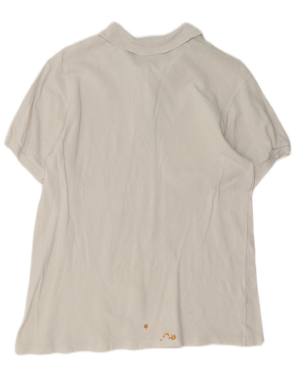Γυναικείο πουκάμισο Polo Lacoste Μέγεθος 46 XL Λευκό βαμβακερό