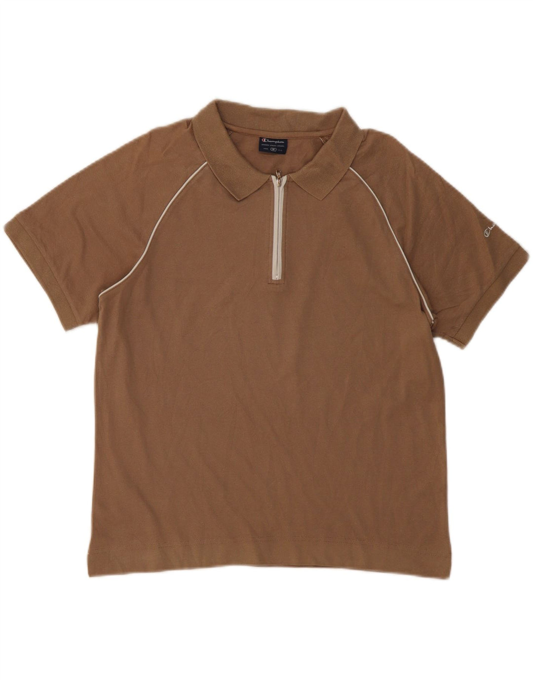 Champion γυναικείο μπλουζάκι πόλο UK 14 Medium Brown