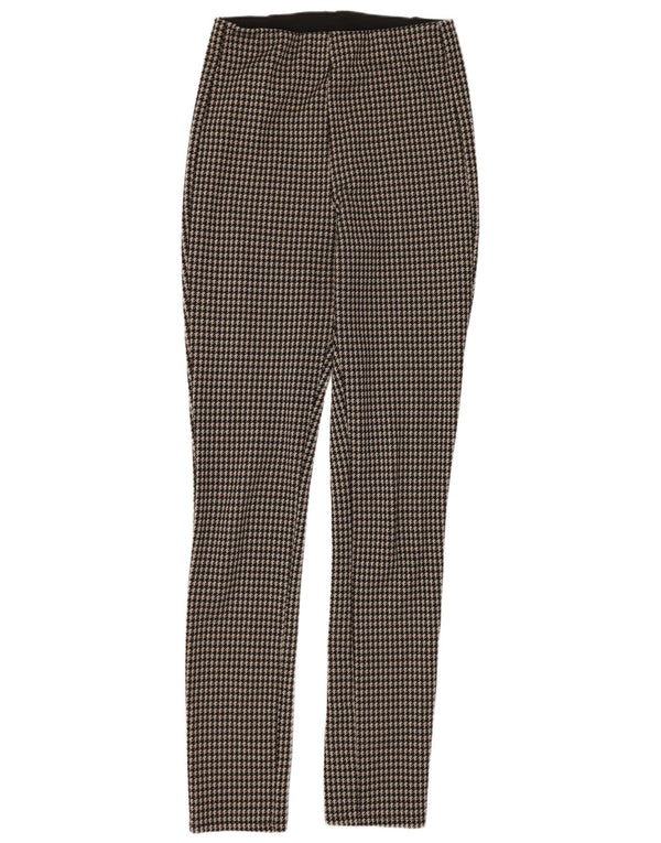 Zara Γυναικεία Κολάν UK 14 Medium Black Houndstooth