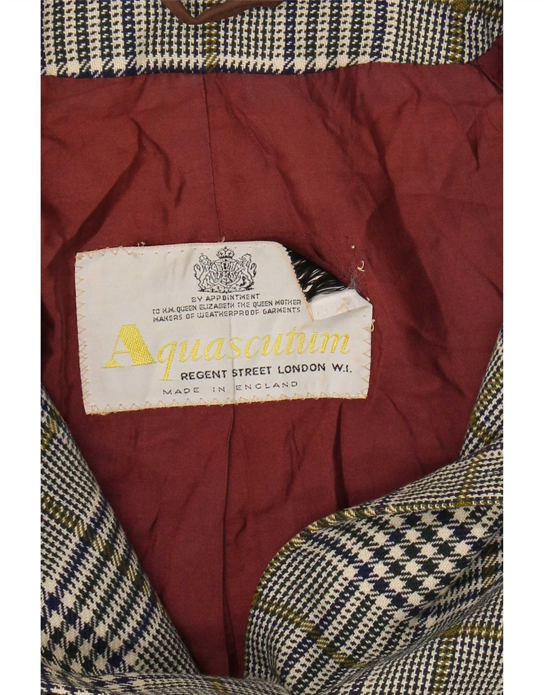 Γυναικείο παλτό Aquascutum UK 14 Medium Grey Houndstooth
