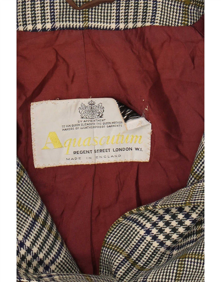 Γυναικείο παλτό Aquascutum UK 14 Medium Grey Houndstooth