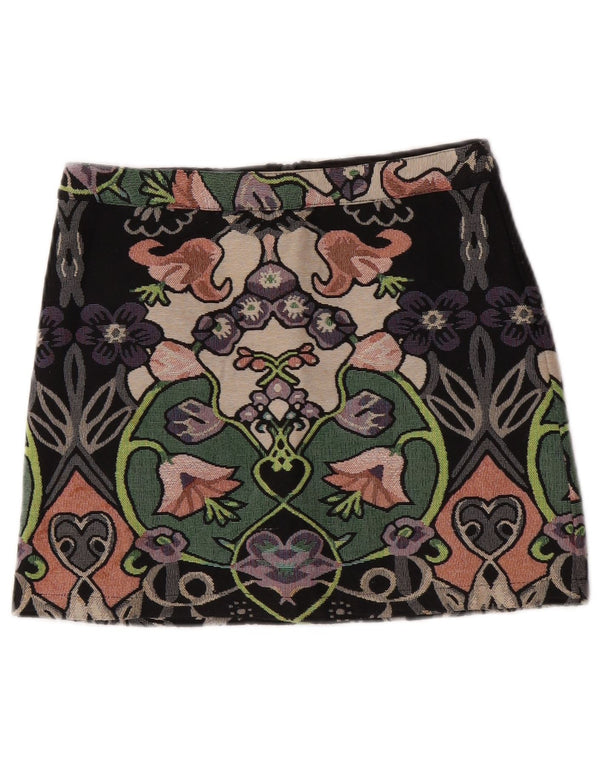 Topshop Γυναικεία Μίνι Φούστα UK 8 Small W28 Πολύχρωμος Floral Πολυεστέρας