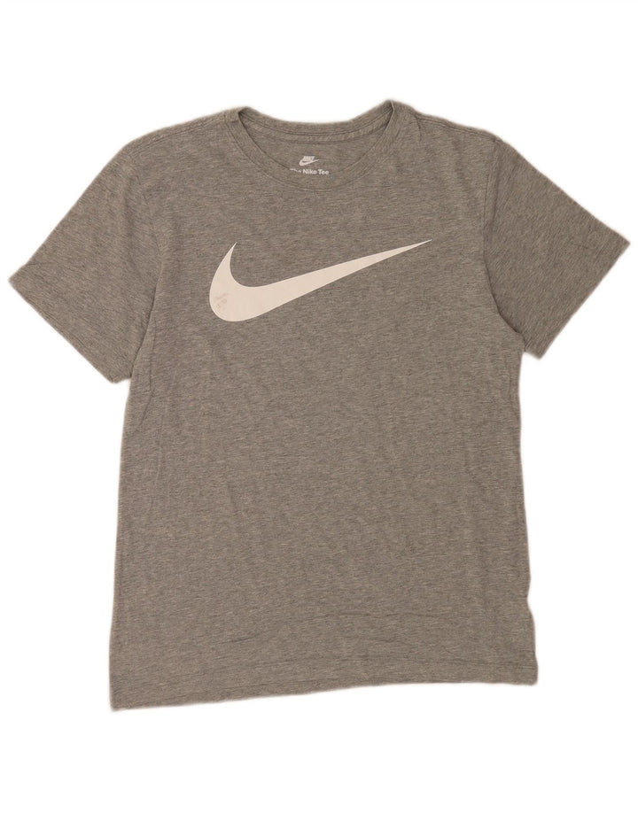 Ανδρικό μπλουζάκι Nike με γραφικό μπλουζάκι με μικρό γκρι χρώμα