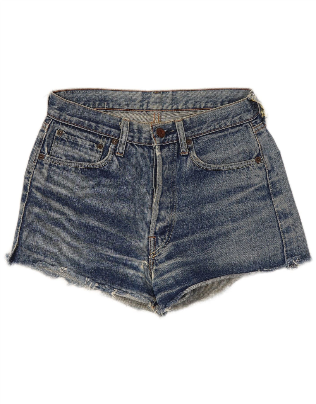 Γυναικείο τζιν σορτς Levi's W28 μεσαίο μπλε