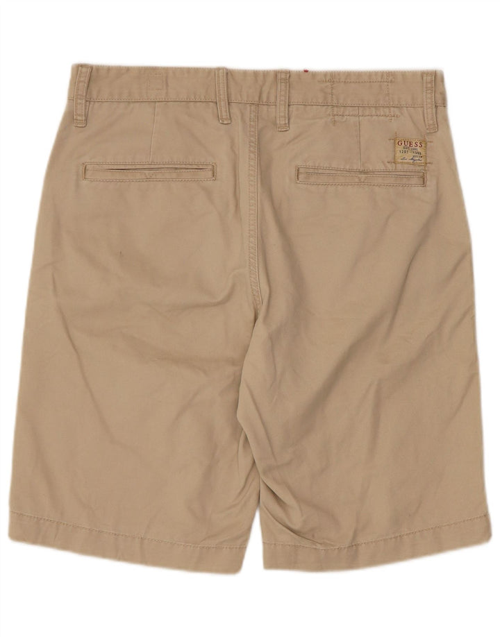 Ανδρικό σορτς Chino Guess W31 Βαμβακερό μεσαίο μπεζ