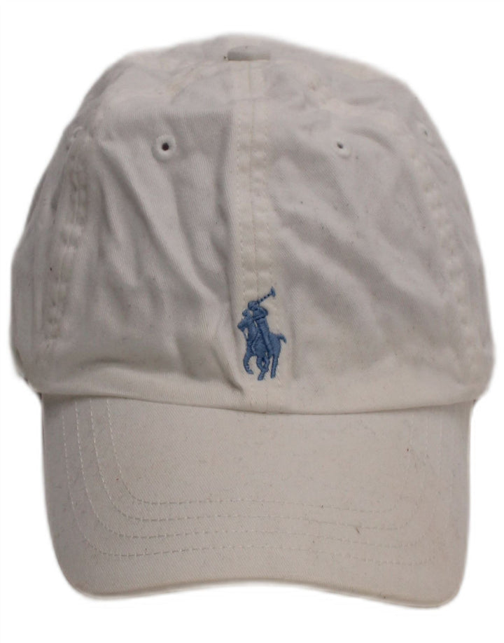 Καπέλο μπέιζμπολ Ralph Lauren Boys One Size λευκό βαμβακερό