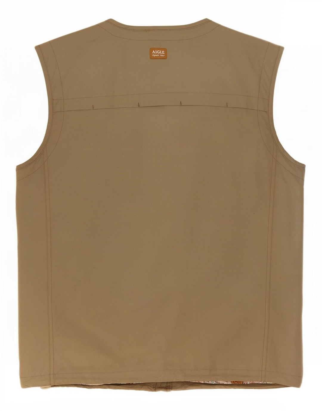 Aigle Mens Utility Gilet UK 42 XL Khaki Polyester