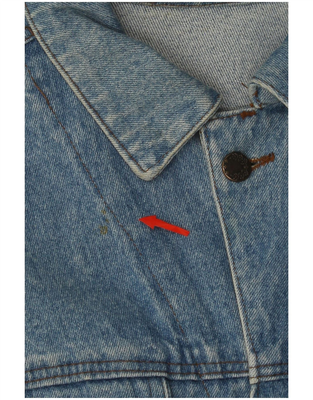 VINTAGE Ανδρικό Τζιν Μπουφάν UK 42 XL Μπλε