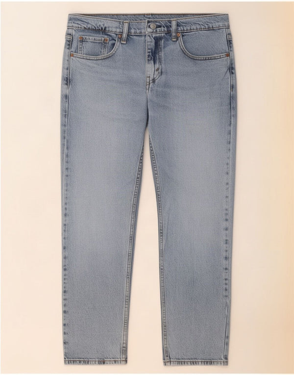 Levi's Mens 502 Tapered Jeans W32 L30 Blue Cotton