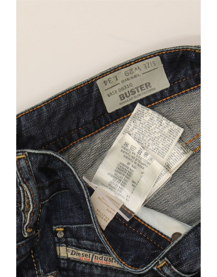 Ανδρικό DIESEL Buster Regular Slim Tapered Jeans W29 L30 Navy Blue Cotton