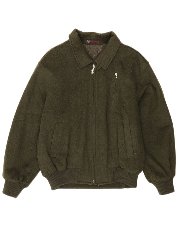Ανδρικό μπουφάν Steinbock Bomber Windbreaker EU 52 XL Green Wool