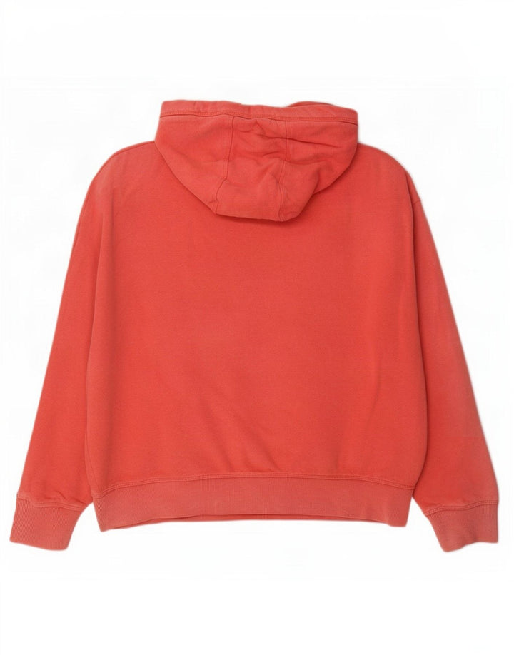 Fat Face Γυναικείο Hoodie Jumper UK 14 Μεσαίο κόκκινο βαμβακερό