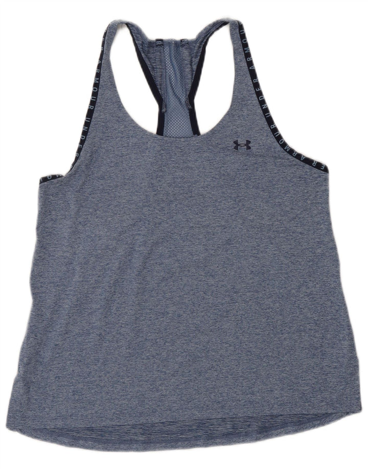 Under Armour Γυναικείο γραφικό γιλέκο UK 10 Small Blue Flecked