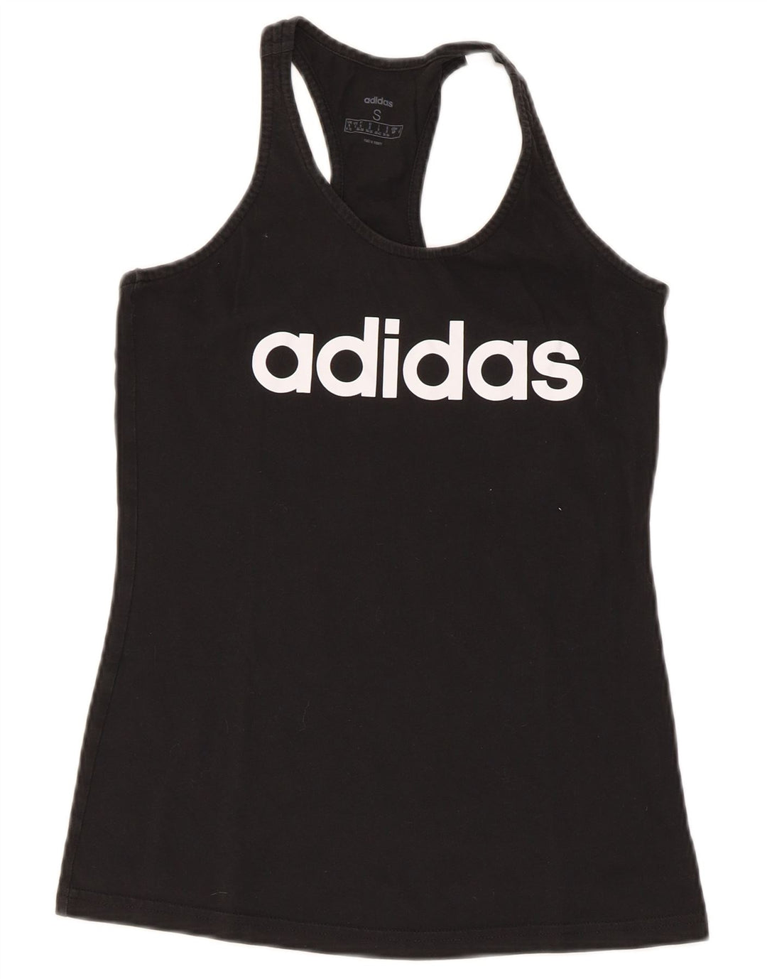 Γυναικείο γραφικό γιλέκο Adidas Top UK 8/10 Small Black
