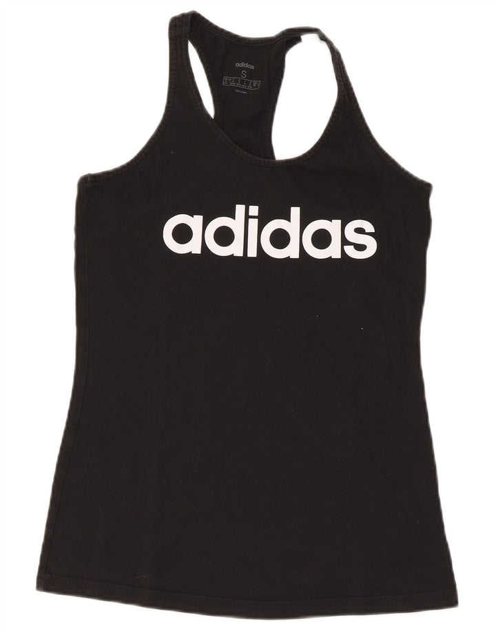 Γυναικείο γραφικό γιλέκο Adidas Top UK 8/10 Small Black