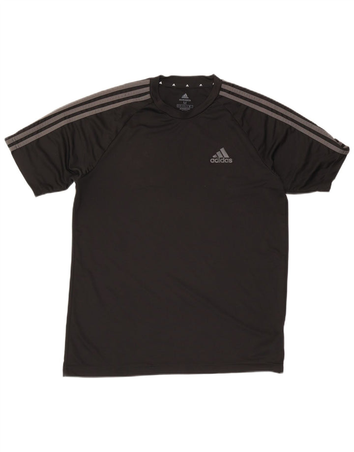 Adidas Ανδρικό T-Shirt Aeroready Top Medium Black Polyester
