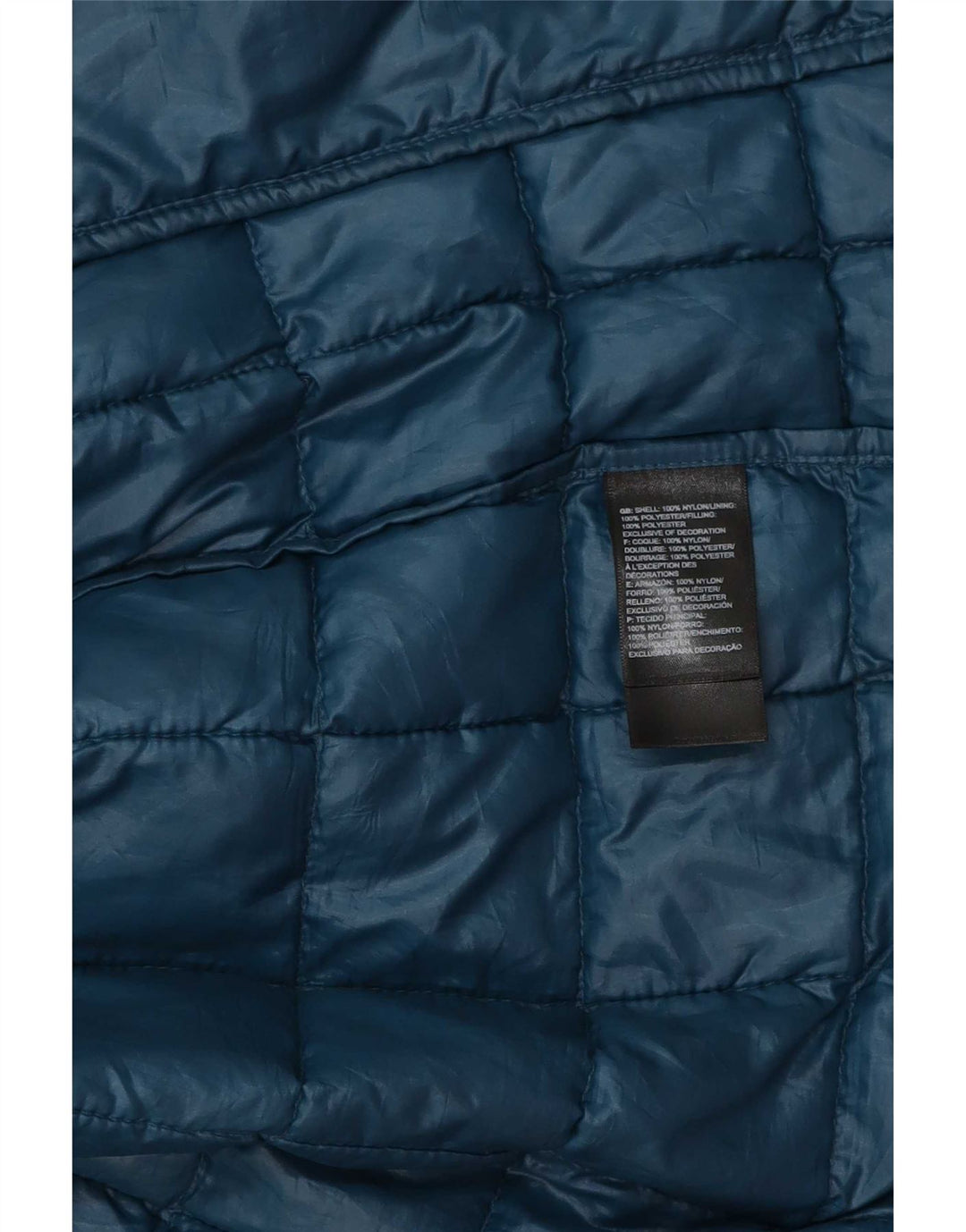 Ανδρικό μπουφάν με επένδυση North Face UK 36 Small Blue Polyester