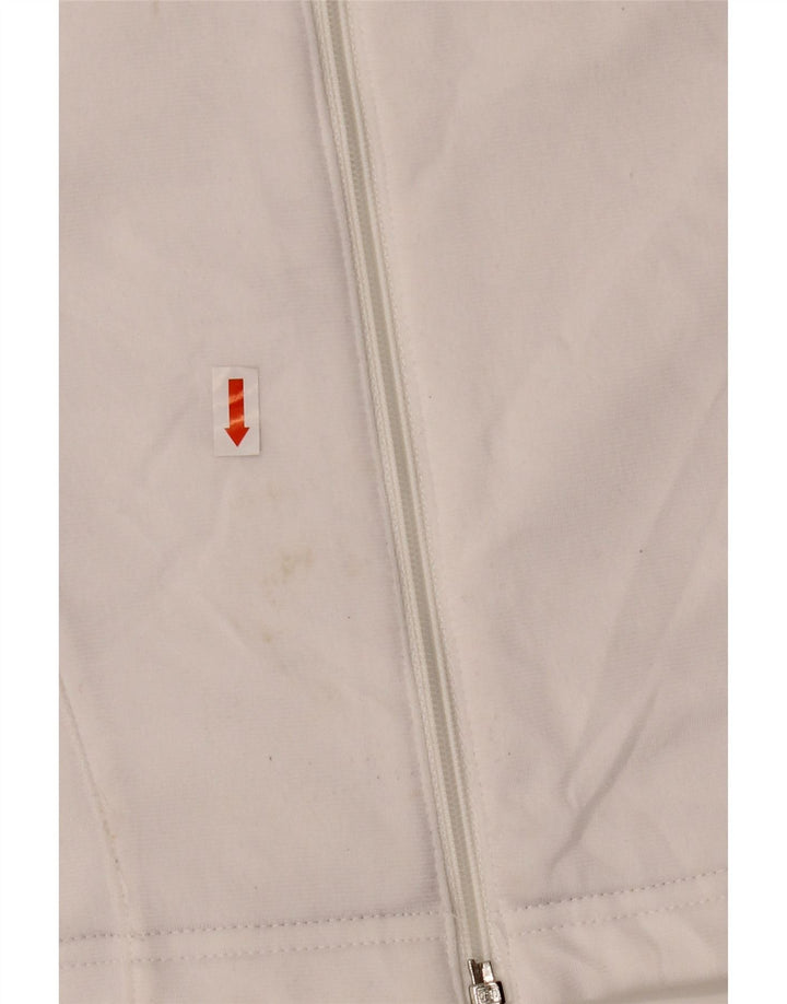 Γυναικεία αθλητική φόρμα ADIDAS Top Jacket UK 12 Medium White Colourblock