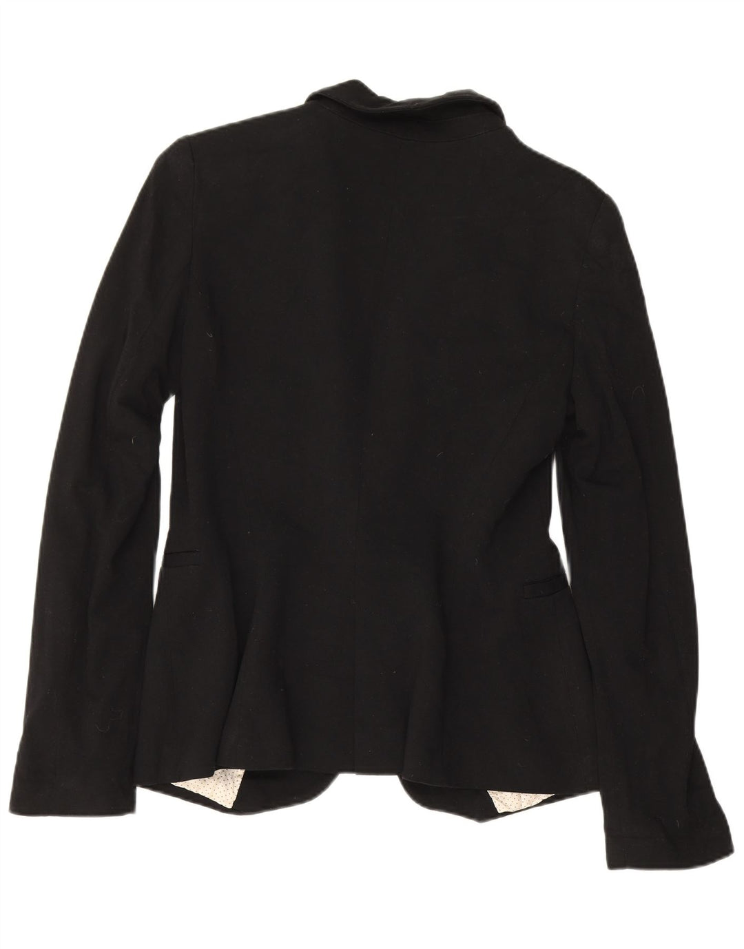 Zara Γυναικείο Μπουφάν 1 Κουμπί Blazer UK 10 Small Black