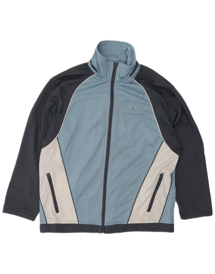 Γυναικεία αθλητική φόρμα LOTTO Top Jacket UK 20 2XL Blue Colourblock