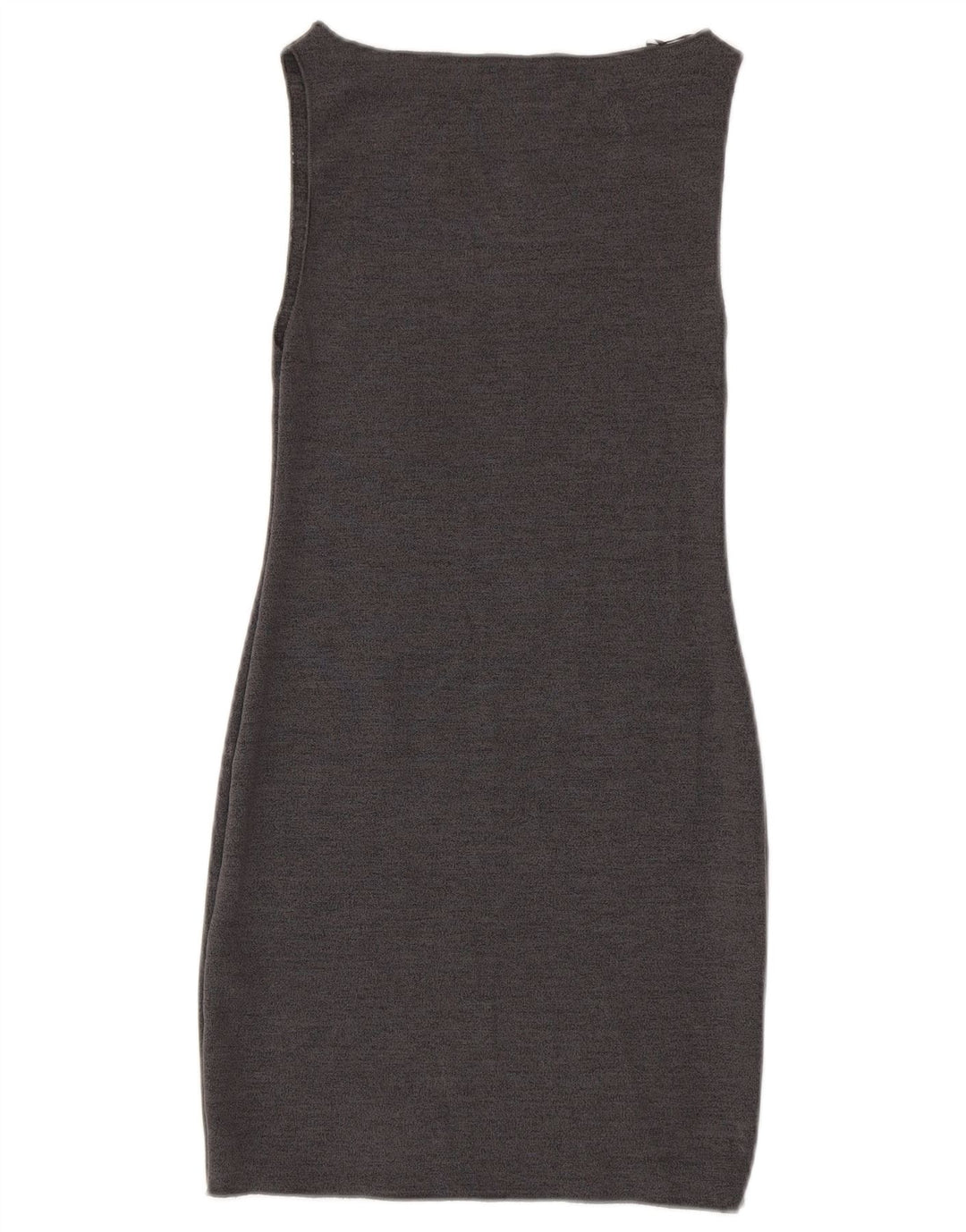Zara Γυναικείο Αμάνικο Φόρεμα UK 12 Γκρι Βισκόζη