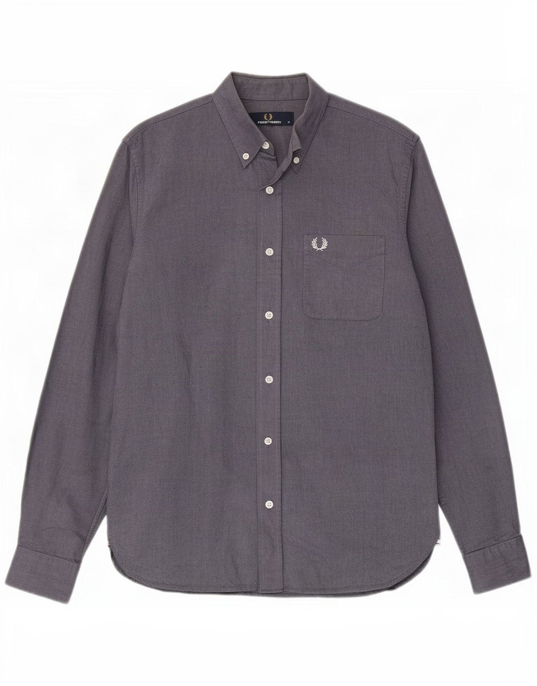 Fred Perry Ανδρικό πουκάμισο από μεσαίο μπλε βαμβακερό