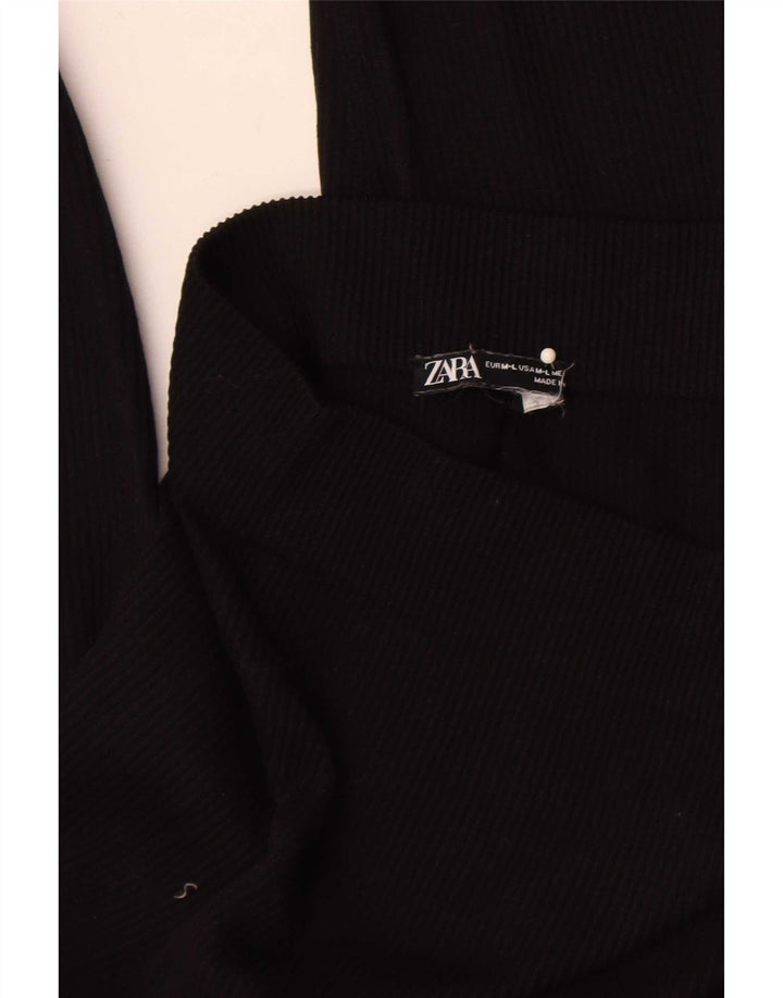 Zara Γυναικείο Κολάν UK 14 Medium Black