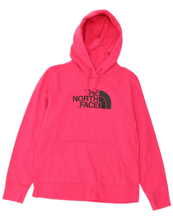 THE NORTH FACE Γυναικείο Γραφικό Φούτερ UK 16 μεγάλο ροζ βαμβακερό