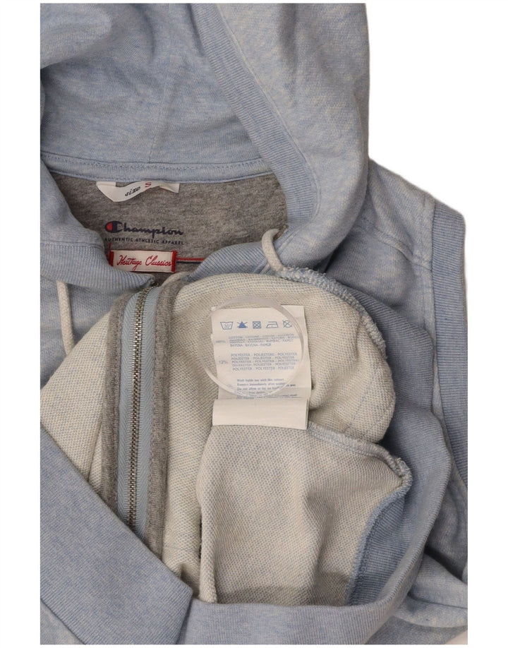 CHAMPION Γυναικείο πουλόβερ Classic Heritage με φερμουάρ UK 10 Small Blue