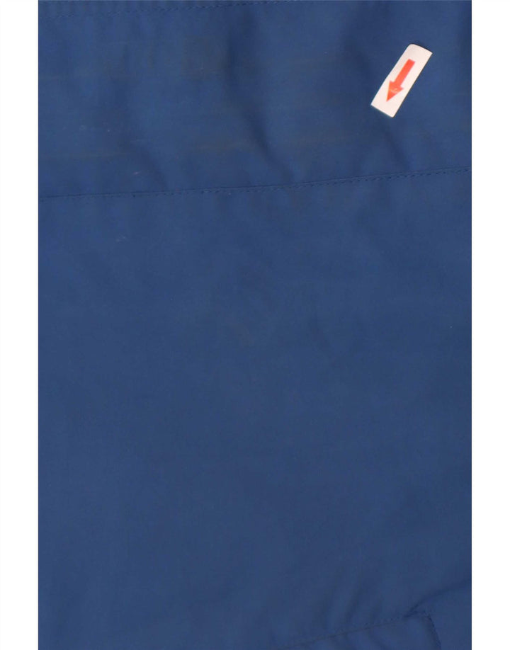 Mountain Essentials Ανδρικό μπουφάν βροχής με κουκούλα UK 46 3XL μπλε νάιλον