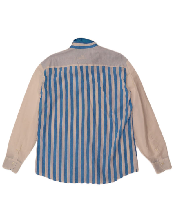 Ανδρικό πουκάμισο Caporiccio XL Μπλε ριγέ λινό