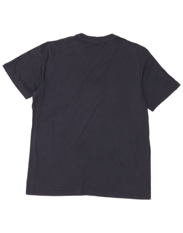 Ανδρικό γραφικό T-Shirt Adidas Top Large Navy Blue