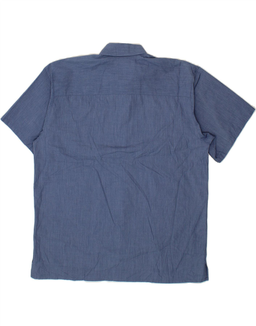 MOSSIMO Mens Short Sleeve Shirt Large Blue Cotton Vintage Mossimo and Second-Hand Mossimo from Messina Hembry 