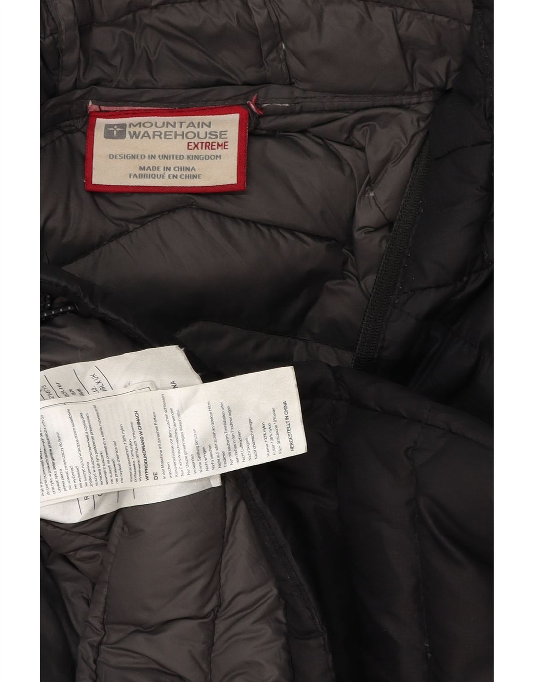 MOUNTAIN WAREHOUSE Ανδρικό μπουφάν με κουκούλα UK 42 XL μαύρο πολυεστέρα