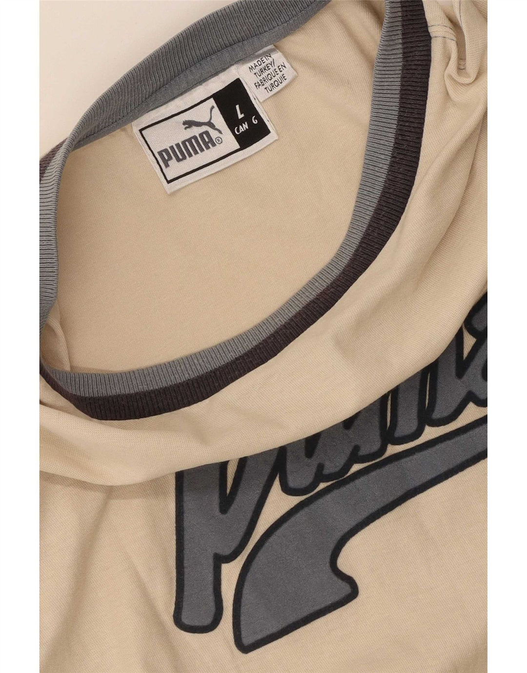 Ανδρικό γραφικό γιλέκο Puma Top Large Beige Colourblock