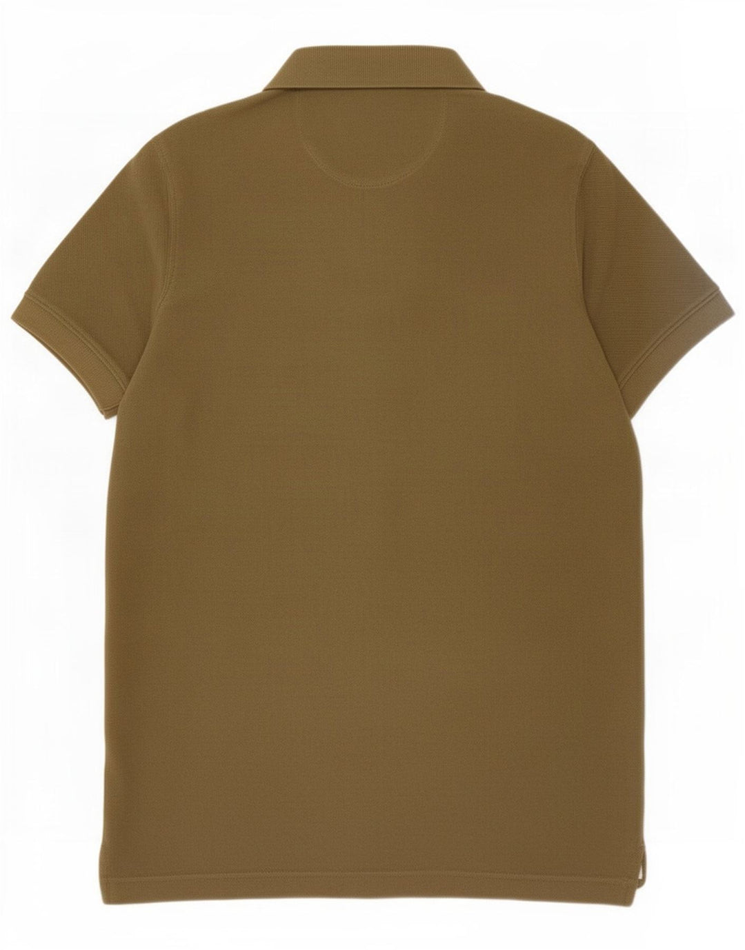Ανδρικό μπλουζάκι πόλο Massimo Dutti Μικρό χακί βαμβακερό