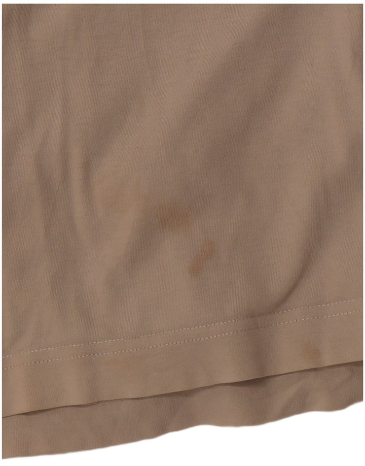 PAUL & SHARK Ανδρικό γραφικό T-Shirt για Yachting Top XL Μπεζ βαμβακερό