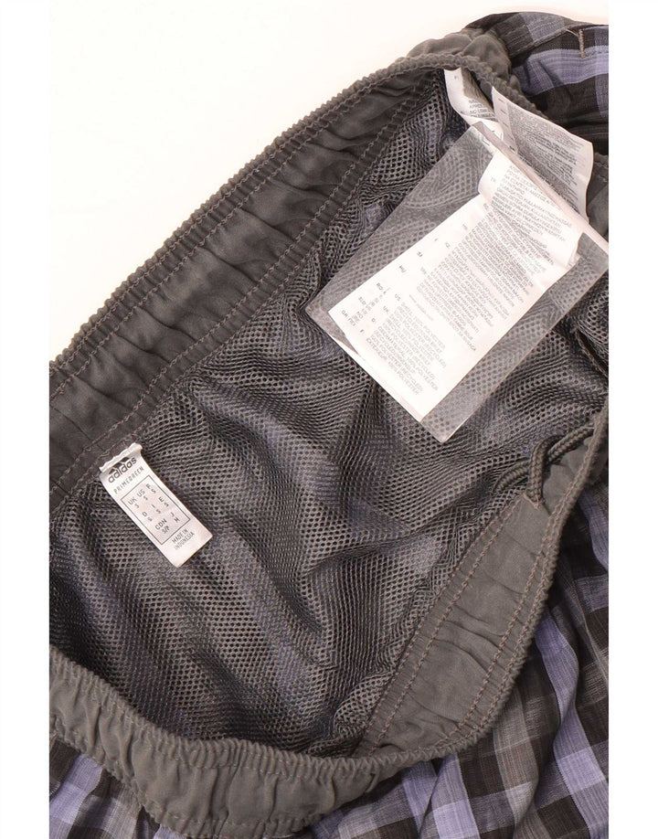 Ανδρικό σορτς Adidas Small Grey Check Polyester