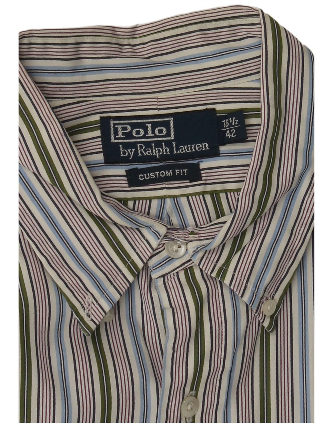 Ανδρικό πουκάμισο POLO RALPH LAUREN Μέγεθος 16 1/2 42 Μεγάλο πολύχρωμο ριγέ