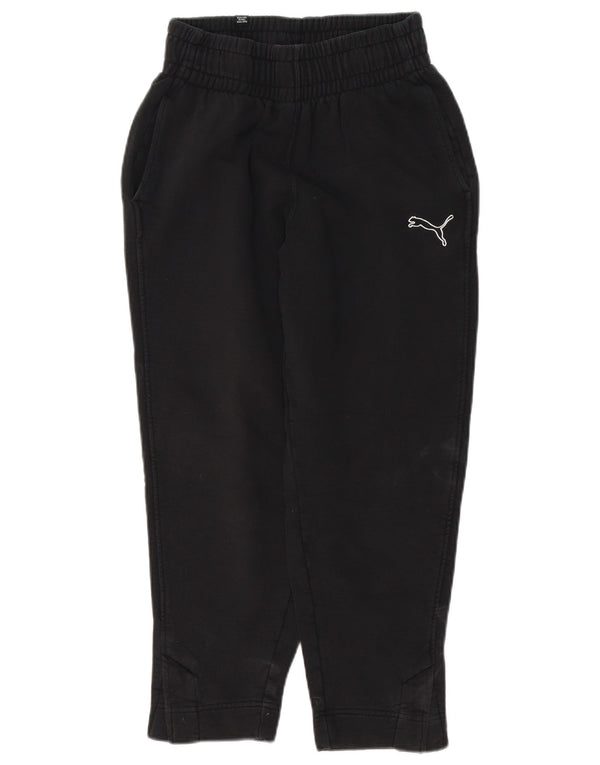 Γυναικεία αθλητική φόρμα PUMA Παντελόνι Joggers UK 4 XS Μαύρο βαμβακερό