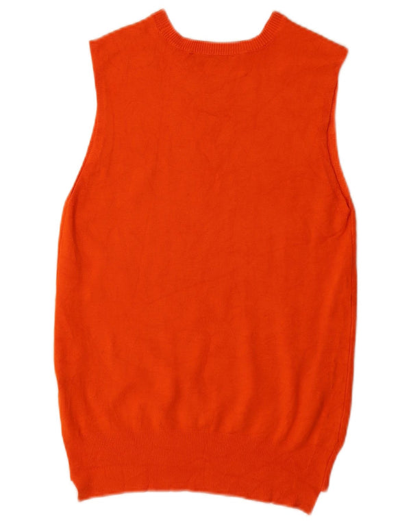 Zara Γυναικείο Γιλέκο Tank Top UK 12 Medium Orange