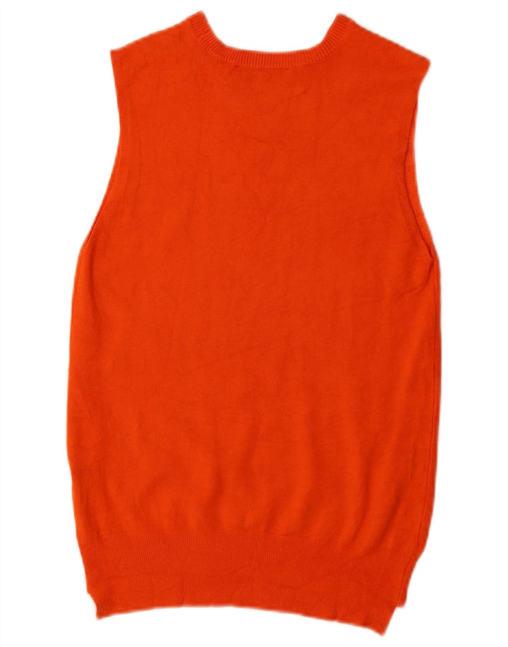 Zara Γυναικείο Γιλέκο Tank Top UK 12 Medium Orange