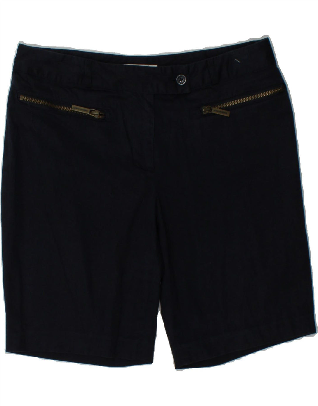 MICHAEL KORS Womens Casual Shorts US 6 Medium W30  Navy Blue Cotton Vintage Michael Kors and Second-Hand Michael Kors from Messina Hembry 