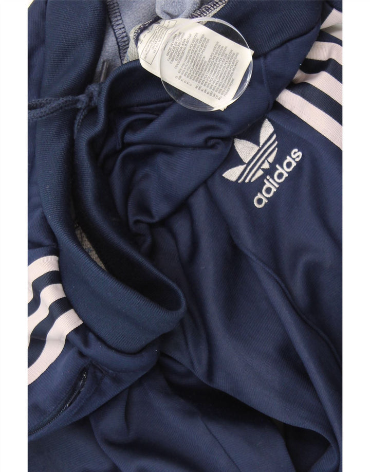 Γυναικεία φόρμα ADIDAS Παντελόνι UK 14 Medium Navy Blue Polyamide