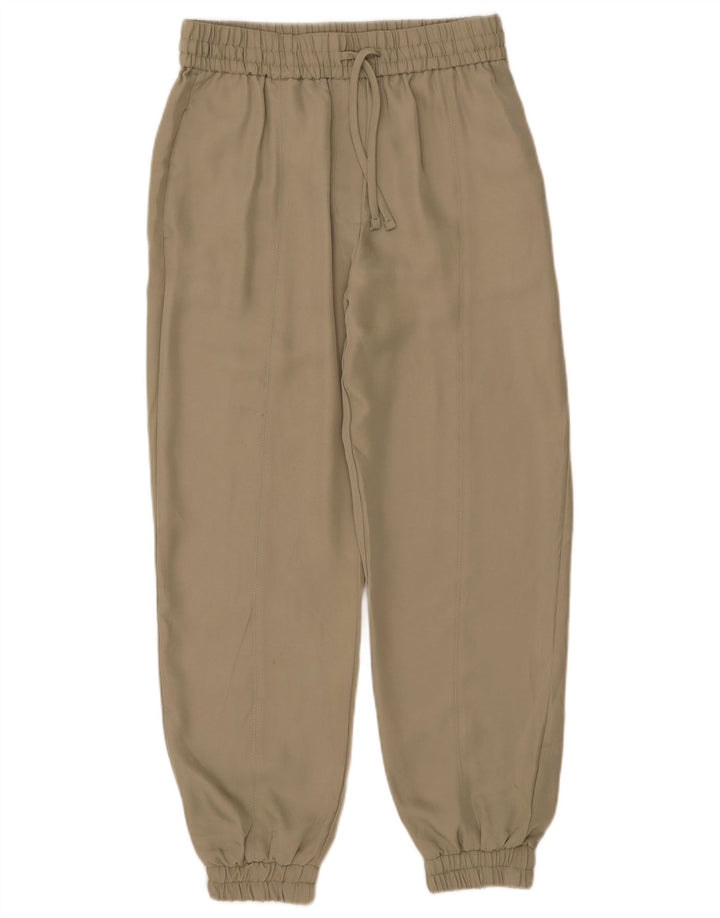 Zara Γυναικείο Joggers Casual Παντελόνι Medium W28 L26 Khaki Polyester